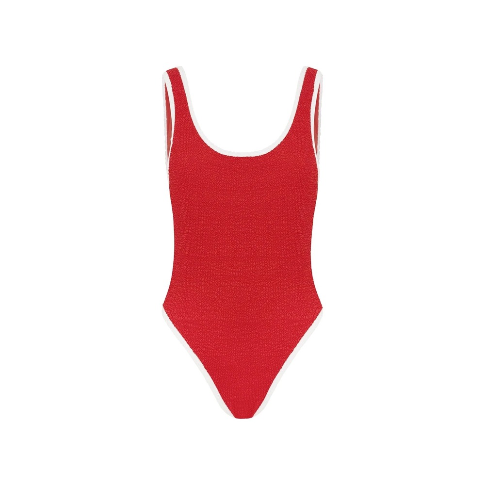It's Now Cool Swim Red One Piece Bathing Suit The Show Time Duo Medium